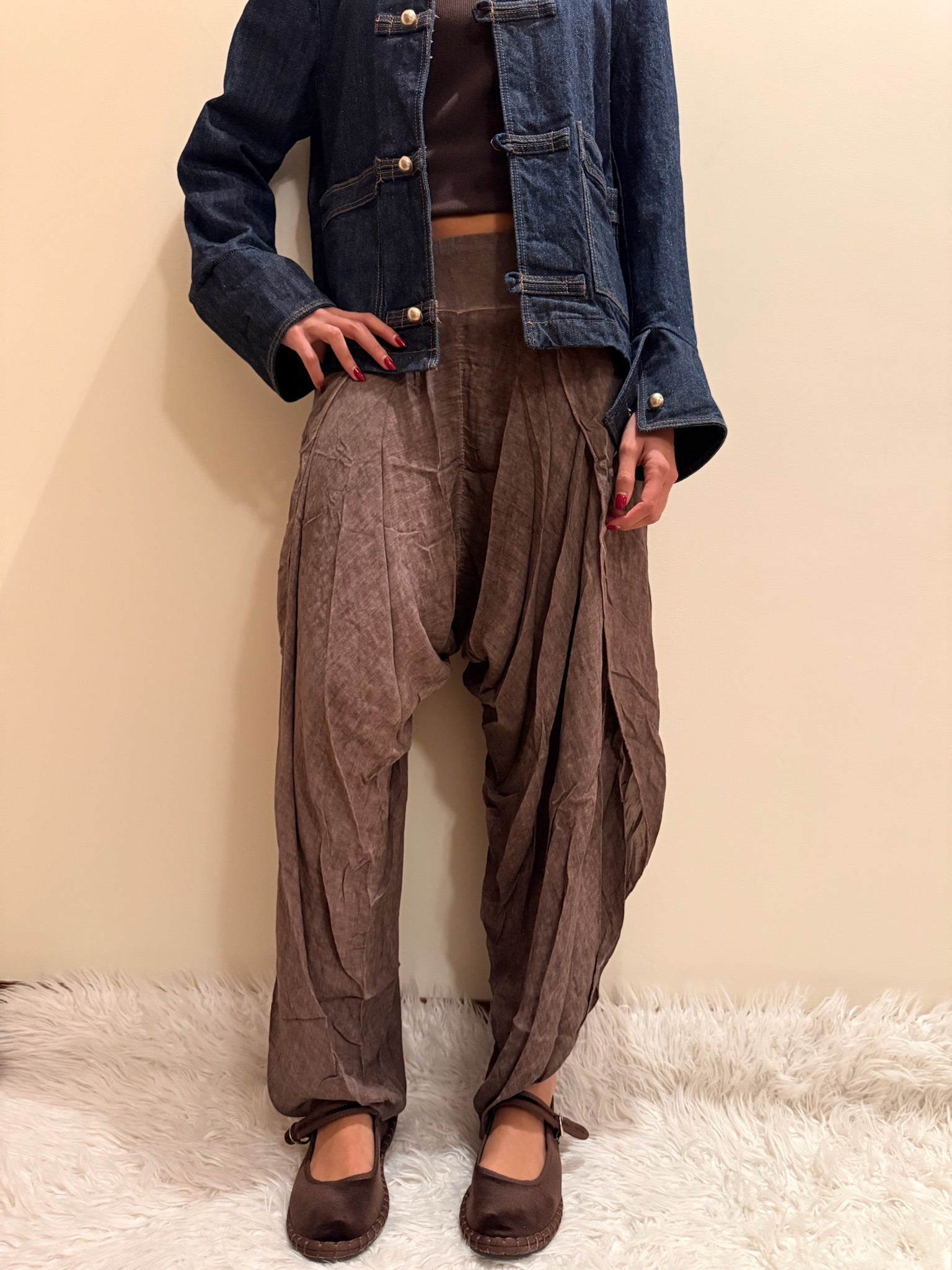 Pantalón Babucha Marea Chocolate