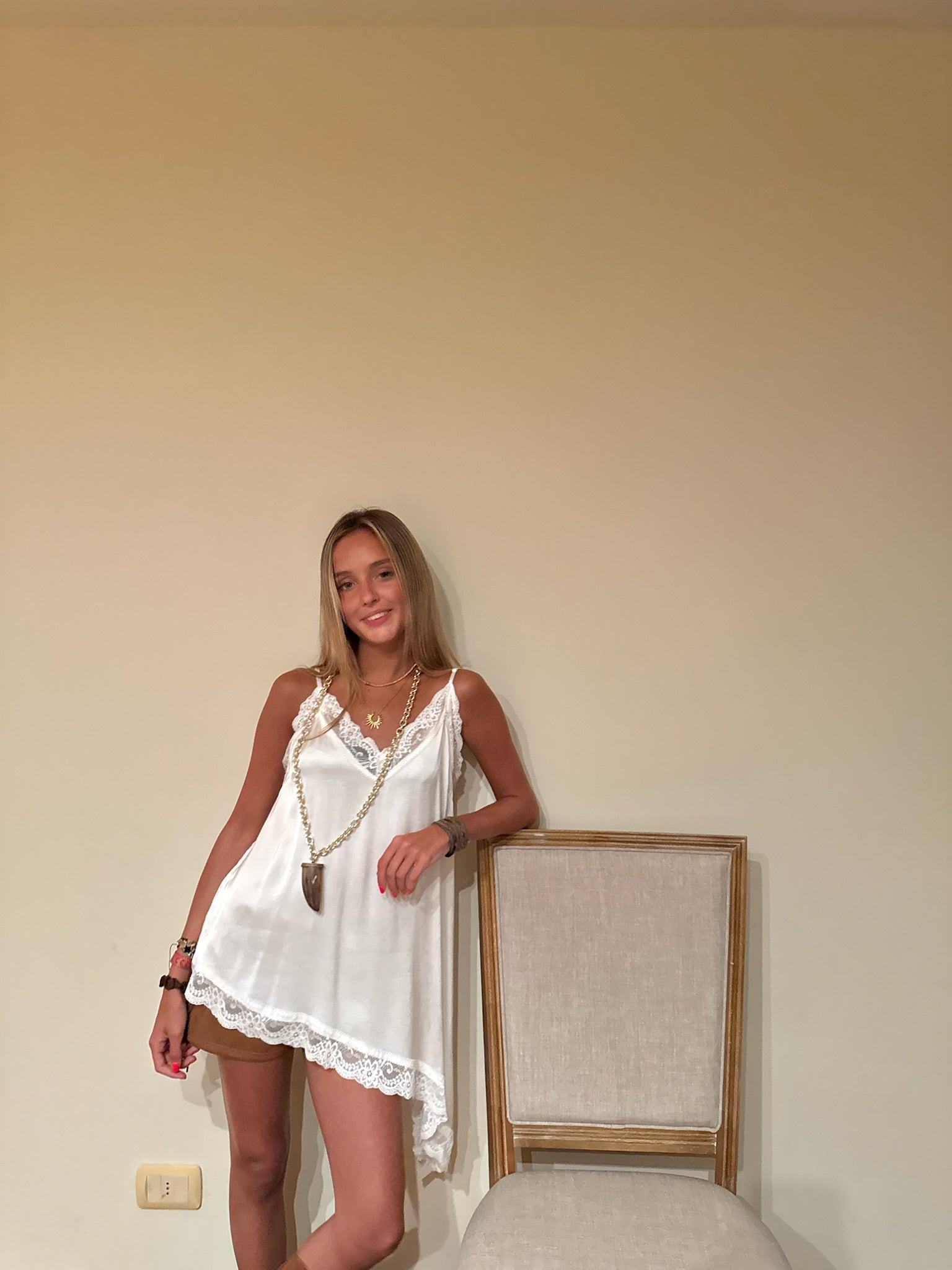 Musculosa Miel Blanca