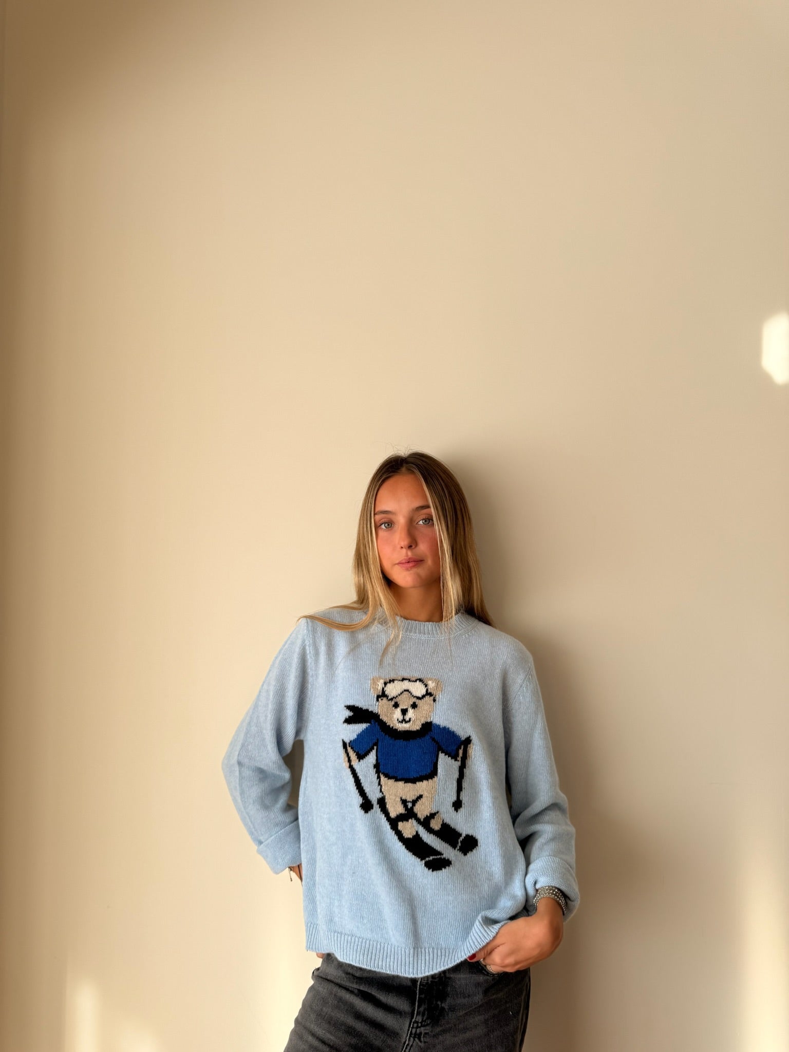 Sweater Cerise Cashmire Bear