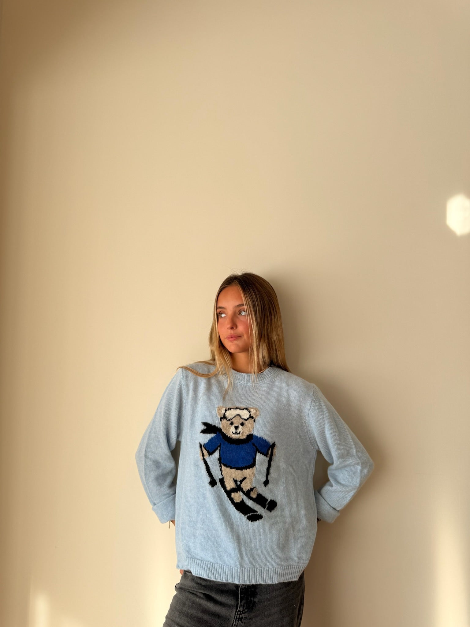 Sweater Cerise Cashmire Bear