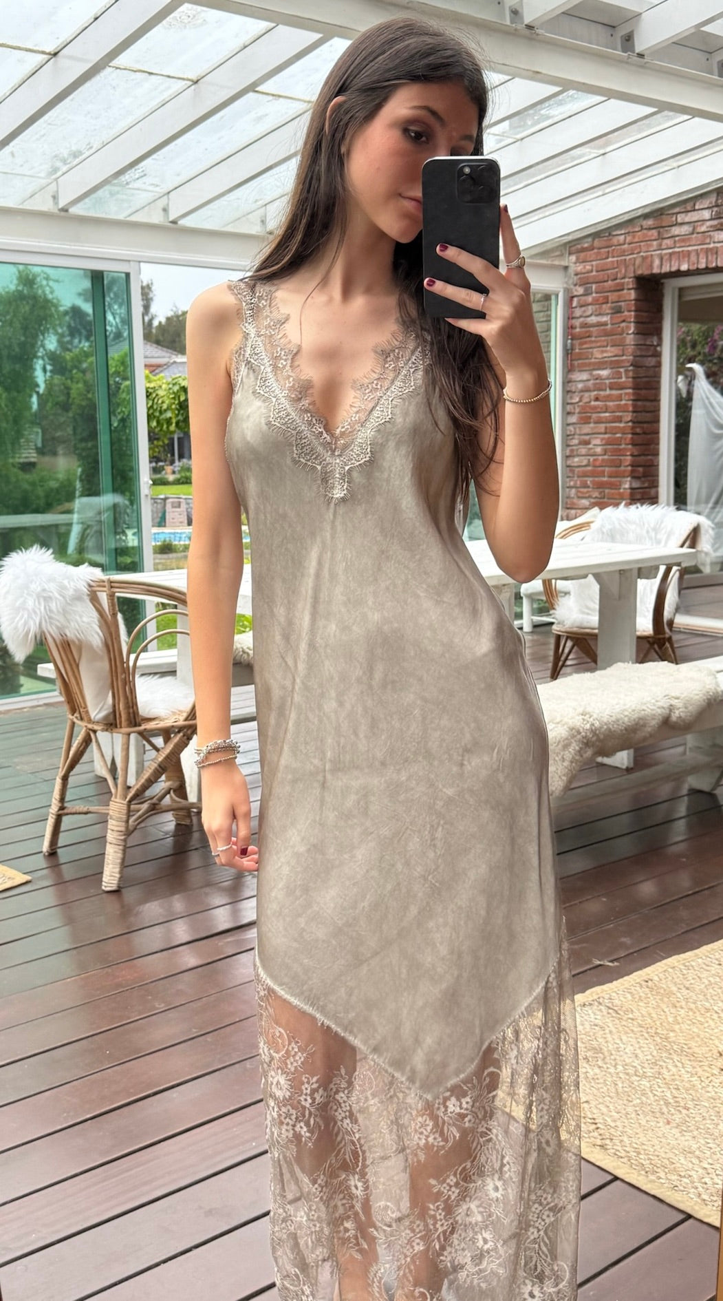 Vestido Luma Beige